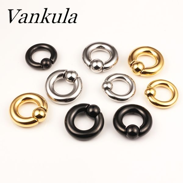vankula 10pcs ear plug tunnels stainless steel piercing captive hoop captive bead ear lip nipple nose piercing body jewelry t200508, Silver
vankula 10pcs ear plug tunnels stainless steel piercing captive hoop captive bead ear lip nipple nose piercing body jewelry t200508, Silver