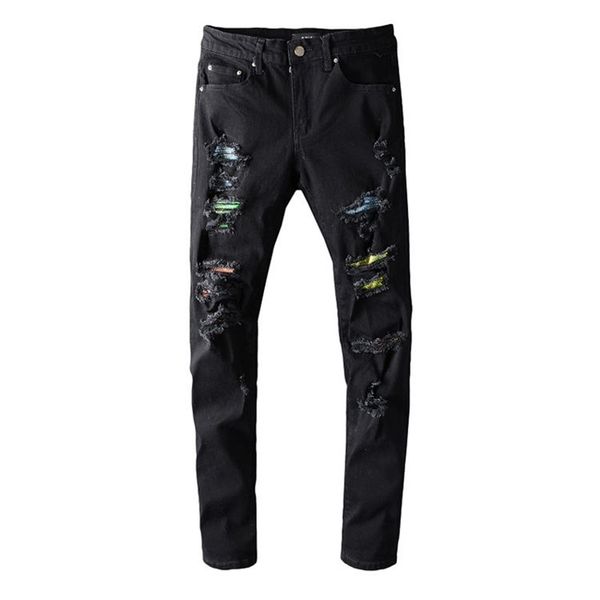 2021 mens designer jeans distressed ripped biker slim fit motorcycle denim for men s fashion jean mans pants pour hommes #648, Blue
2021 mens designer jeans distressed ripped biker slim fit motorcycle denim for men s fashion jean mans pants pour hommes #648, Blue
