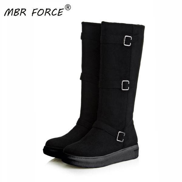 mbr force new fashion women boots flock mid calf boots autumn and winter ladies female shoes thick bottom zipper booties, Black
mbr force new fashion women boots flock mid calf boots autumn and winter ladies female shoes thick bottom zipper booties, Black