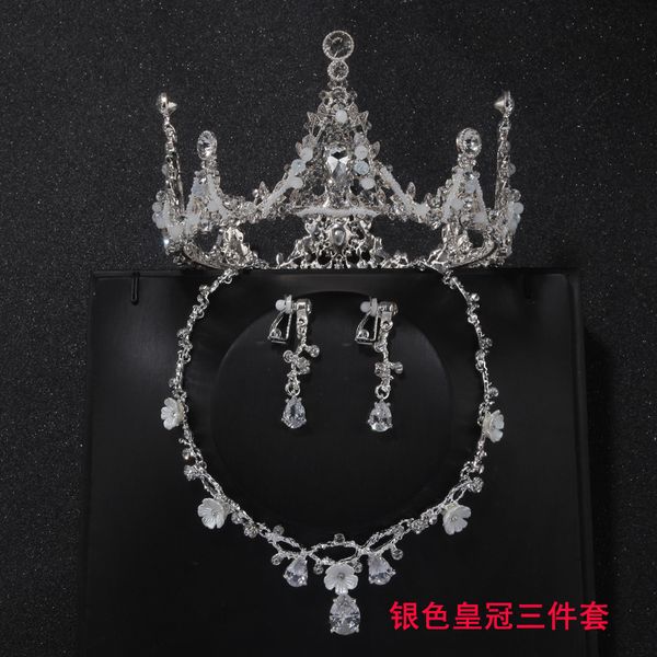 crown korean golden princess round show children performance girl hair dress, Silver
crown korean golden princess round show children performance girl hair dress, Silver