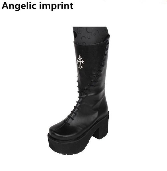 angelic imprint mori girl women motorcycle punk boots lady high heels lolita shoes woman princess dress party pumps 8cm 35-40 39, Black
angelic imprint mori girl women motorcycle punk boots lady high heels lolita shoes woman princess dress party pumps 8cm 35-40 39, Black