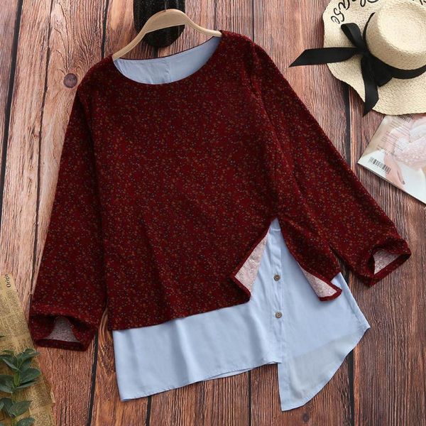 women's blouses & shirts irregular hem women patchwork casual loose cotton and linen shirt full sleeve summer autumn button woman 20211, White
women's blouses & shirts irregular hem women patchwork casual loose cotton and linen shirt full sleeve summer autumn button woman 20211, White