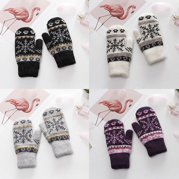 five fingers gloves hand warmer full finger mittens women knitted outdoor cold protection windproof christmas delicate pattern, Blue;gray
five fingers gloves hand warmer full finger mittens women knitted outdoor cold protection windproof christmas delicate pattern, Blue;gray