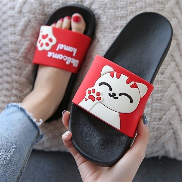 slides thick soled slippers summer platform sandals black red cartoon cat women shoes bothe flip flops zapatillas mujer y200423
slides thick soled slippers summer platform sandals black red cartoon cat women shoes bothe flip flops zapatillas mujer y200423