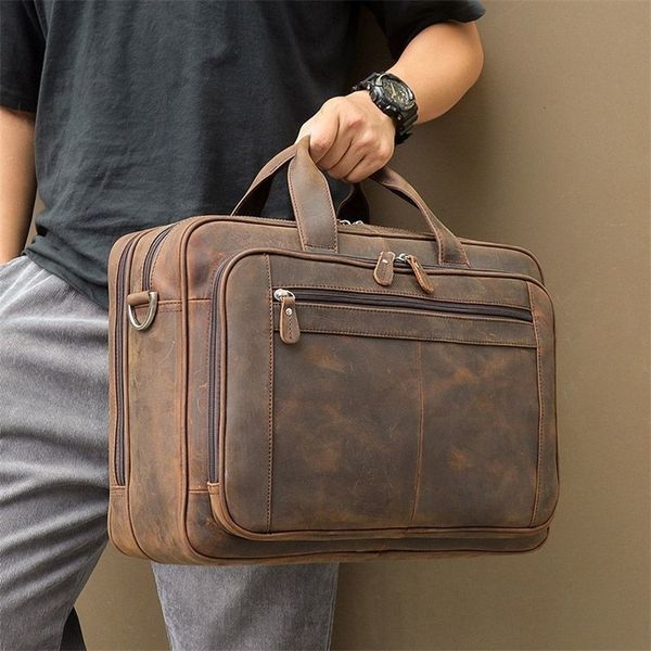 nesitu large brown black coffee genuine leather briefcase male portfolio 15.6'' 17'' lapbusiness travel men messenger ba
nesitu large brown black coffee genuine leather briefcase male portfolio 15.6'' 17'' lapbusiness travel men messenger ba