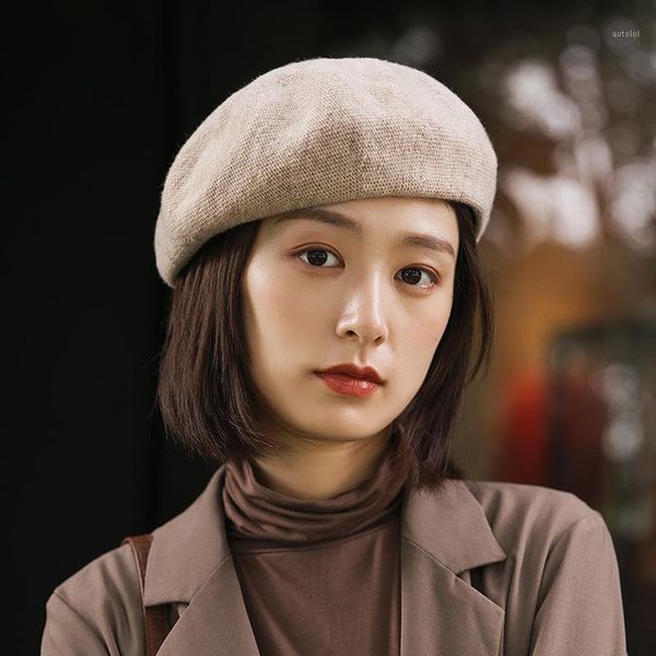 wool knitted beret women's autumn and winter literature and art korean version versatile bud hat for spring autumn fashion1, Blue;gray
wool knitted beret women's autumn and winter literature and art korean version versatile bud hat for spring autumn fashion1, Blue;gray