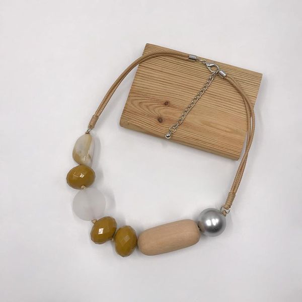 kara&kale boho fashion jewelry gothic chokers necklace wax cord acrylic wood&resin beads collares necklace women accessories, Golden;silver
kara&kale boho fashion jewelry gothic chokers necklace wax cord acrylic wood&resin beads collares necklace women accessories, Golden;silver