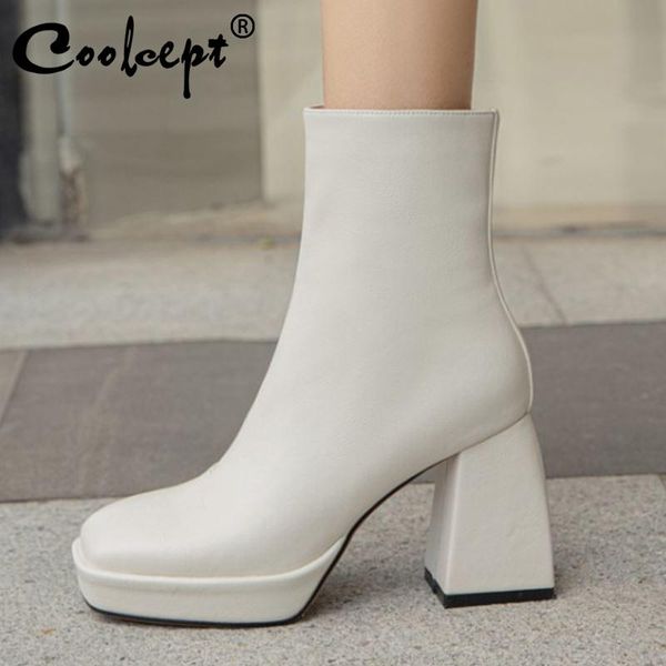 coolcept women ankle boots fashion platform zip high heel winter shoes woman warm short boot office lady footwear size 33-40, Black
coolcept women ankle boots fashion platform zip high heel winter shoes woman warm short boot office lady footwear size 33-40, Black