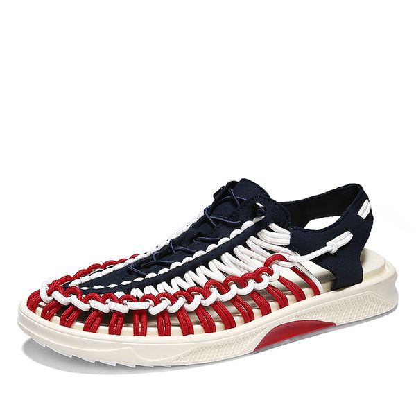 2020 summer man sandals men's leather shoes weaving roman sandals slippers men's shoes t200420, Black
2020 summer man sandals men's leather shoes weaving roman sandals slippers men's shoes t200420, Black
