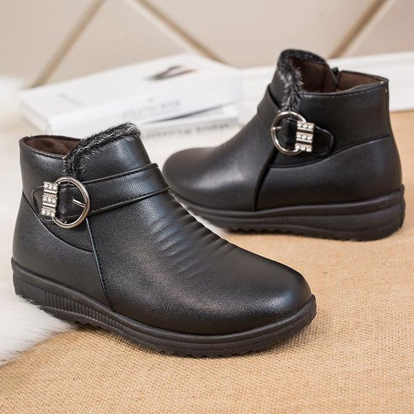 2020 new winter boots for women plush warm boots women winter shoes fashion heel plus size, Black
2020 new winter boots for women plush warm boots women winter shoes fashion heel plus size, Black