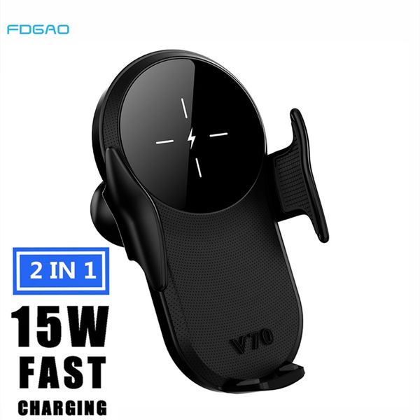 15w car fast qi wireless charger iphone 11 8plus xr xs automatic type c air vent mount holder for samsung s20 s10 s9 note 10
15w car fast qi wireless charger iphone 11 8plus xr xs automatic type c air vent mount holder for samsung s20 s10 s9 note 10