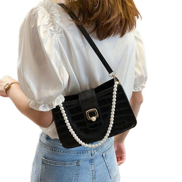 shoulder bags small fresh square buckle pearl chain single bag crossbody underarm women texture stylish
shoulder bags small fresh square buckle pearl chain single bag crossbody underarm women texture stylish