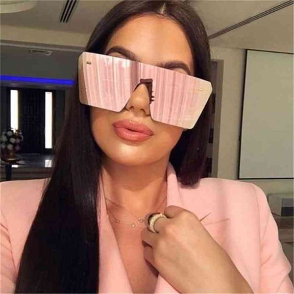 oversized shield frames reflective pink square sunglasses women flat brow mirror glasses fashion designer big shades lunette uv, White;black
oversized shield frames reflective pink square sunglasses women flat brow mirror glasses fashion designer big shades lunette uv, White;black
