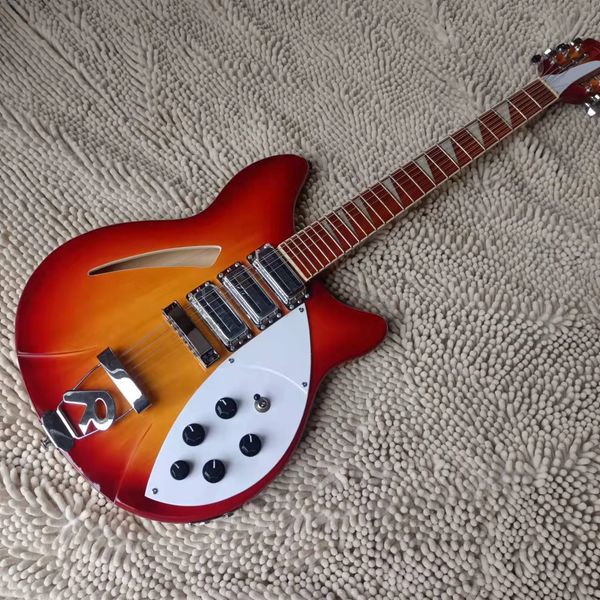 model 370 cherry sunburst electric guitar 12 string rick guitars 24 frets semi hollow body china made
model 370 cherry sunburst electric guitar 12 string rick guitars 24 frets semi hollow body china made