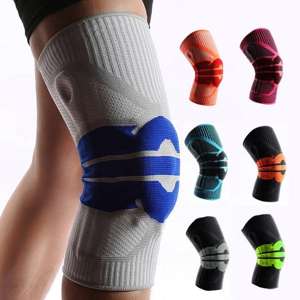 knee support breathable knittiknee pad silicone ring knee protector running cycling playing basketball protective gear xl, Black;gray
knee support breathable knittiknee pad silicone ring knee protector running cycling playing basketball protective gear xl, Black;gray