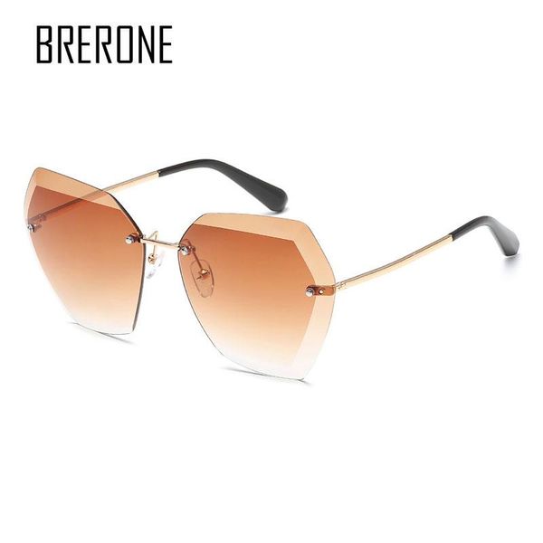 sunglasses brerone for women square rimless diamond cutting lens brand designer fashion shades sun glasses with box b6683, White;black
sunglasses brerone for women square rimless diamond cutting lens brand designer fashion shades sun glasses with box b6683, White;black
