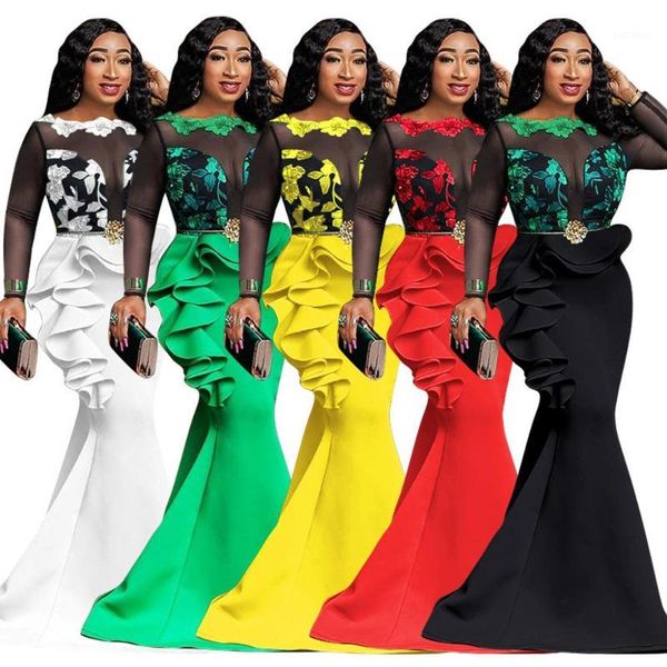 sheer mesh patchwork evening party dress african ladies bodycon ruffles peplum long dress maxi club dinner mermaid vestidos1, Black;gray
sheer mesh patchwork evening party dress african ladies bodycon ruffles peplum long dress maxi club dinner mermaid vestidos1, Black;gray