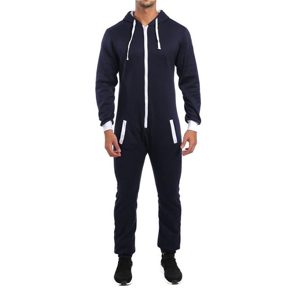fashion men jumpsuit combinaison pyjama autumn winter casual hoodie plain color zipper overalls hombre men clothes xxl, Black
fashion men jumpsuit combinaison pyjama autumn winter casual hoodie plain color zipper overalls hombre men clothes xxl, Black