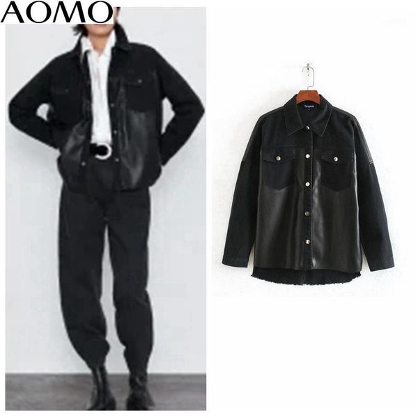 aomo 2020 fashion women fashion black faux leather patchwork oversized jackets tassels 2020 boy friend style coat ce134a1
aomo 2020 fashion women fashion black faux leather patchwork oversized jackets tassels 2020 boy friend style coat ce134a1