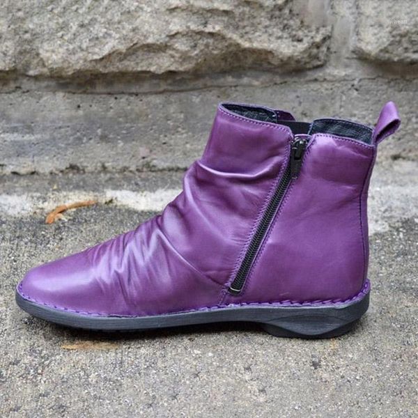 women pu leather ankle boots ladies zipper sewing mid heels female solid color soft comfortale outdoor comfortable new style1, Black
women pu leather ankle boots ladies zipper sewing mid heels female solid color soft comfortale outdoor comfortable new style1, Black