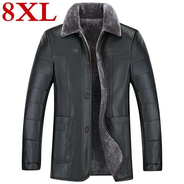 men's fur & faux size 8xl 7xl 6xl plus 5xl winter motorcycle leather men windbreaker jackets male outwear warm sheepskin jacket, Black
men's fur & faux size 8xl 7xl 6xl plus 5xl winter motorcycle leather men windbreaker jackets male outwear warm sheepskin jacket, Black