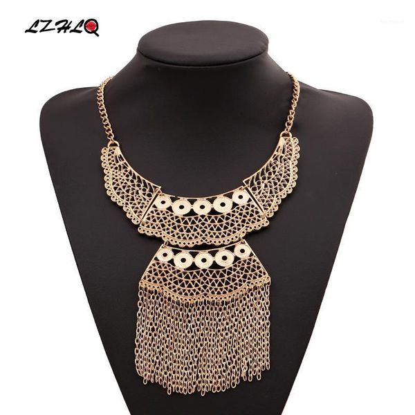 lzhlq vintage multilayer geometric hollow necklace fashion women long metal tassel necklace chain trendy brand statement jewelry1, Silver
lzhlq vintage multilayer geometric hollow necklace fashion women long metal tassel necklace chain trendy brand statement jewelry1, Silver