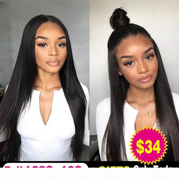 13x4 lace front human hair wigs straight pre plucked hairline baby hair gossip 150% density malaysian remy hair lace front wigs, Black
13x4 lace front human hair wigs straight pre plucked hairline baby hair gossip 150% density malaysian remy hair lace front wigs, Black