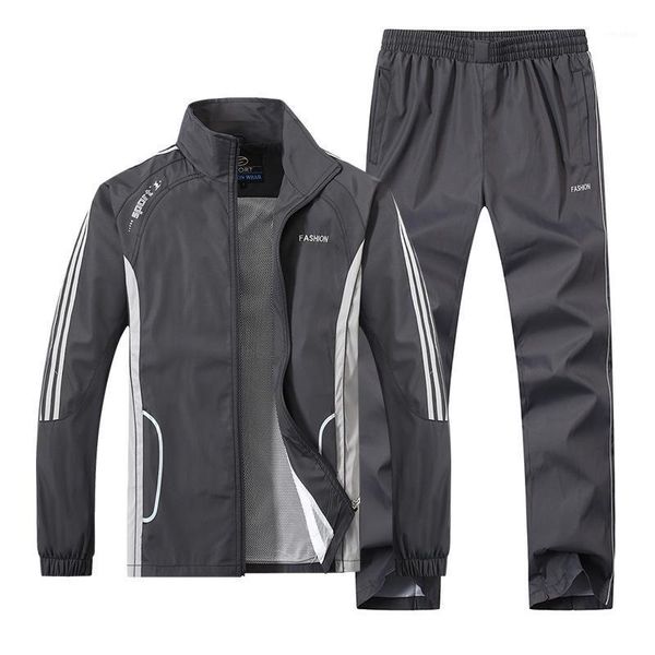 men sets casual new autumn men's sportswear tracksuit zipper jackets+sweatpants 2 piece set male slim fit sporting suit outwear1, Gray
men sets casual new autumn men's sportswear tracksuit zipper jackets+sweatpants 2 piece set male slim fit sporting suit outwear1, Gray