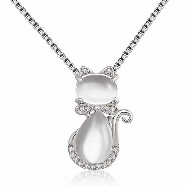 fashion crystal cat women necklace pendant no chain white pink necklaces pendants for female gift jewelry accessories.1, Silver
fashion crystal cat women necklace pendant no chain white pink necklaces pendants for female gift jewelry accessories.1, Silver