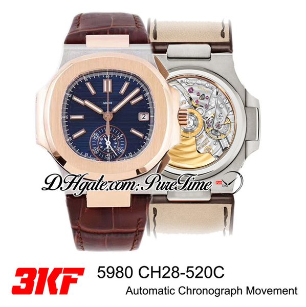 3kf 5980 ch28-520c automatic chronograph mens watch two tone rg blue dial stick markers brown leather edition puretime 2020 ptpp i9, Slivery;brown
3kf 5980 ch28-520c automatic chronograph mens watch two tone rg blue dial stick markers brown leather edition puretime 2020 ptpp i9, Slivery;brown