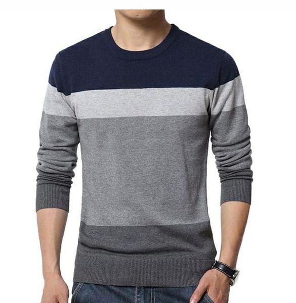 men's sweaters mwxsd autumn winter striped pullover patchwork knitted sweater for men o-neck casual male, White;black
men's sweaters mwxsd autumn winter striped pullover patchwork knitted sweater for men o-neck casual male, White;black