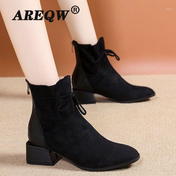 thick with ankle boots female 2020 new winter women's plus cotton warm zipper wild boots round head fashion suede1, Black
thick with ankle boots female 2020 new winter women's plus cotton warm zipper wild boots round head fashion suede1, Black