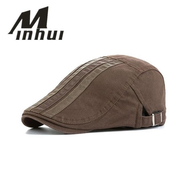minhui new casual beret cap men hats visor flat caps adjustable berets bone boina gorras, Blue;gray
minhui new casual beret cap men hats visor flat caps adjustable berets bone boina gorras, Blue;gray
