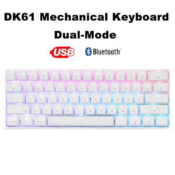 wireless bluetooth usb dual-mode 61 keys gaming mechanical keyboard rgb backlight blue switch for pc computer notebook
wireless bluetooth usb dual-mode 61 keys gaming mechanical keyboard rgb backlight blue switch for pc computer notebook