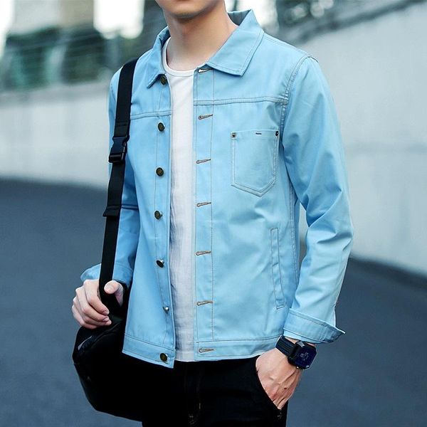 men's jackets 2021 spring casual fashion slim jacket denim solid color lapel thin urban hipster, Black;brown
men's jackets 2021 spring casual fashion slim jacket denim solid color lapel thin urban hipster, Black;brown