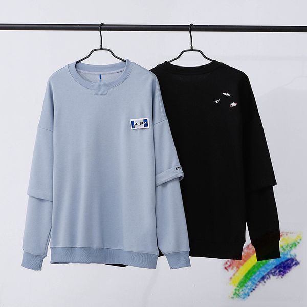 double sleeves adererror sweatshirts men women ader error cosmos oversized hoodies, Blue;black
double sleeves adererror sweatshirts men women ader error cosmos oversized hoodies, Blue;black