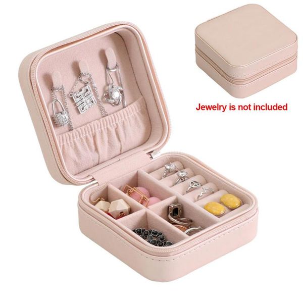travel display organizer case jewelry box zipper pu earring storage necklaces ring women bracelet portable, Pink;blue
travel display organizer case jewelry box zipper pu earring storage necklaces ring women bracelet portable, Pink;blue