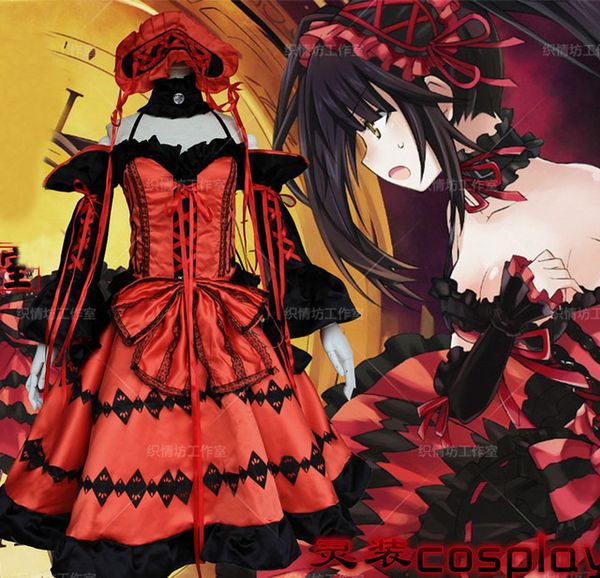theme costume anime 2019 new anime date a live nightmare tokisaki kurumi uniform cosplay costumes full set party fancy lolita princess dress, Black;red
theme costume anime 2019 new anime date a live nightmare tokisaki kurumi uniform cosplay costumes full set party fancy lolita princess dress, Black;red
