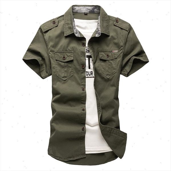 2021 new mens cargo tactical shirts 100% cotton short sleeve work brand military shirt chemise plus size 5xl, White;black
2021 new mens cargo tactical shirts 100% cotton short sleeve work brand military shirt chemise plus size 5xl, White;black