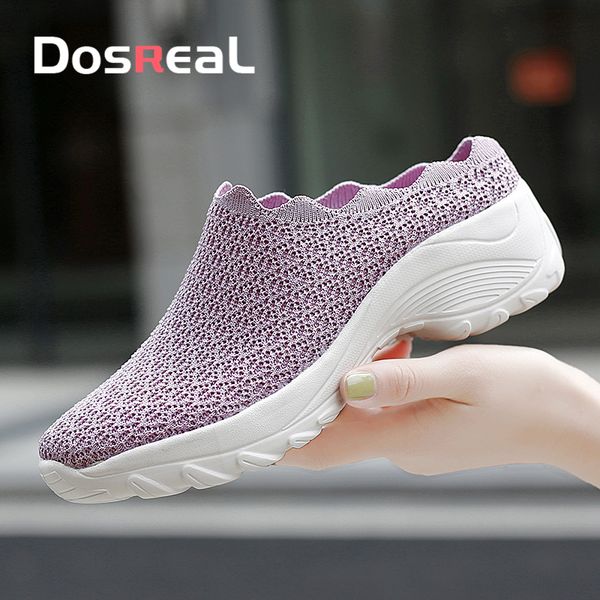 dosreal women platform flats summer fashion half for females outside sneakers breathable mesh casual shoes 1006, Black;white
dosreal women platform flats summer fashion half for females outside sneakers breathable mesh casual shoes 1006, Black;white