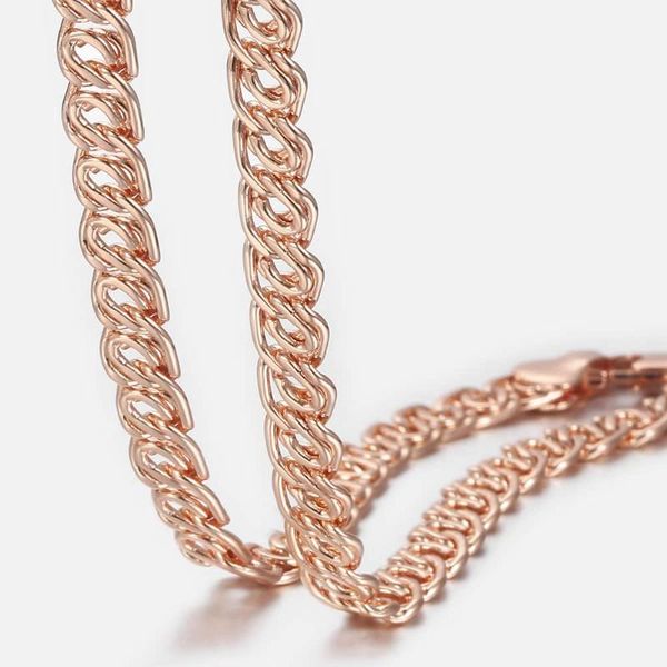 trendsmax necklace for women men 585 rose gold snail curb link chains womens necklace gift jewelry 7mm 45cm-60cm gn326, Silver
trendsmax necklace for women men 585 rose gold snail curb link chains womens necklace gift jewelry 7mm 45cm-60cm gn326, Silver