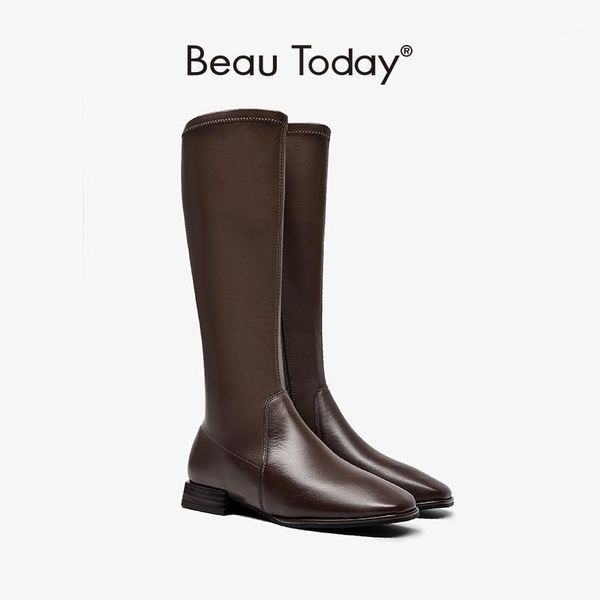 beautoday long boots women cow leather lady shoes square toe side zipper knee high autumn winter fashion handmade 012481, Black
beautoday long boots women cow leather lady shoes square toe side zipper knee high autumn winter fashion handmade 012481, Black