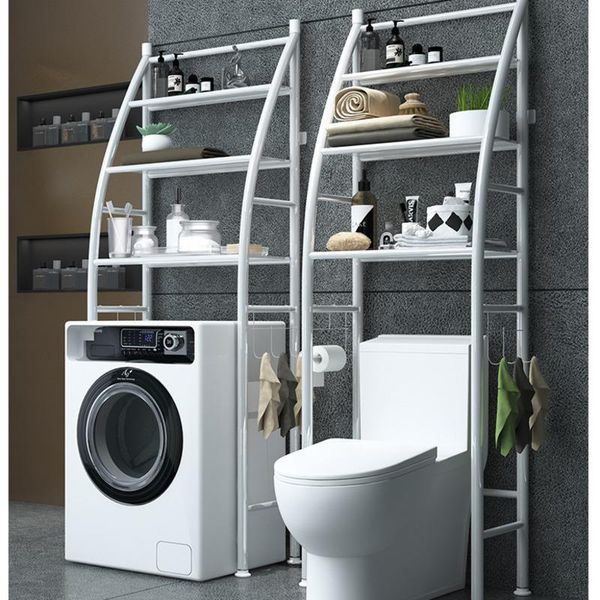 large space bathroom bathroom storage rack strong load bearing wall hanging floor toilet washing machine toilet
large space bathroom bathroom storage rack strong load bearing wall hanging floor toilet washing machine toilet