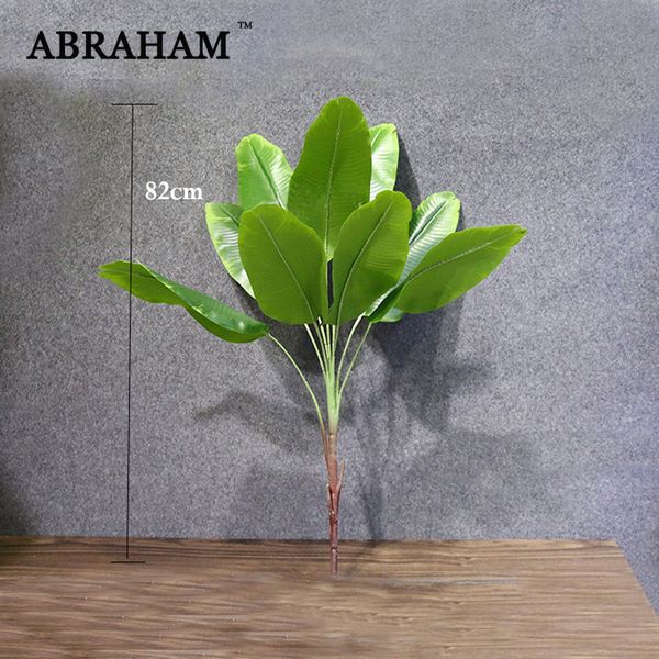 82cm large artificial plants tropical banana trees palm leaves fake plant branch plastic green leaf home party jungle decoration 1029
82cm large artificial plants tropical banana trees palm leaves fake plant branch plastic green leaf home party jungle decoration 1029