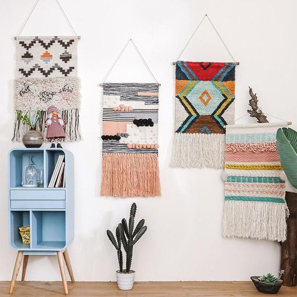nodic macrame tapestry hand woven tufted wall hanging tapestries bohemian muslim weding boho decor apartment dorm decoration1
nodic macrame tapestry hand woven tufted wall hanging tapestries bohemian muslim weding boho decor apartment dorm decoration1