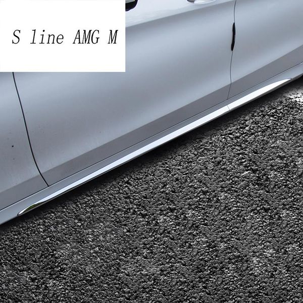 car styling auto side skirt car stainless steel sticker side body door decoration trim for c class w205 2020-2020
car styling auto side skirt car stainless steel sticker side body door decoration trim for c class w205 2020-2020
