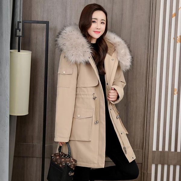 women's down & parkas women office lady adjustable waist medium long parka coat winter jacket thick warm cotton liner parker, Black
women's down & parkas women office lady adjustable waist medium long parka coat winter jacket thick warm cotton liner parker, Black