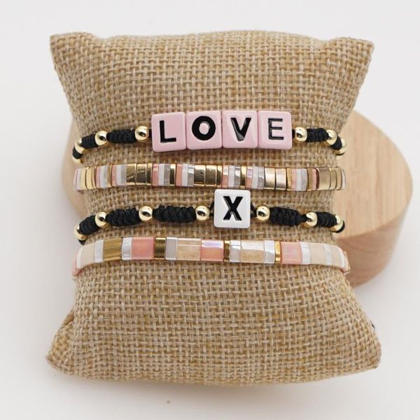 shinus boho japan miyuki tila bead letter love women bracelets beaded rope chain stretch braided friendship bracelet handmade, Black
shinus boho japan miyuki tila bead letter love women bracelets beaded rope chain stretch braided friendship bracelet handmade, Black