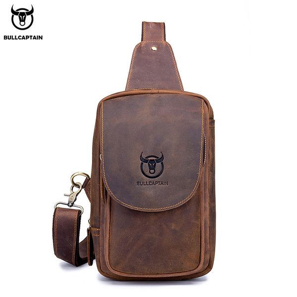 bullcaptain men's crossbody bags crazy horse leather chest bag's leather crossbody bages retro men's zip pocket short travel 
bullcaptain men's crossbody bags crazy horse leather chest bag's leather crossbody bages retro men's zip pocket short travel