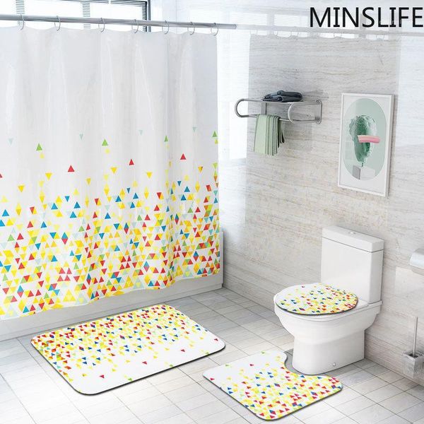 color geometric graphic printing waterproof shower curtain bath curtains set toilet cover pad floor mat bathroonm decoration1
color geometric graphic printing waterproof shower curtain bath curtains set toilet cover pad floor mat bathroonm decoration1